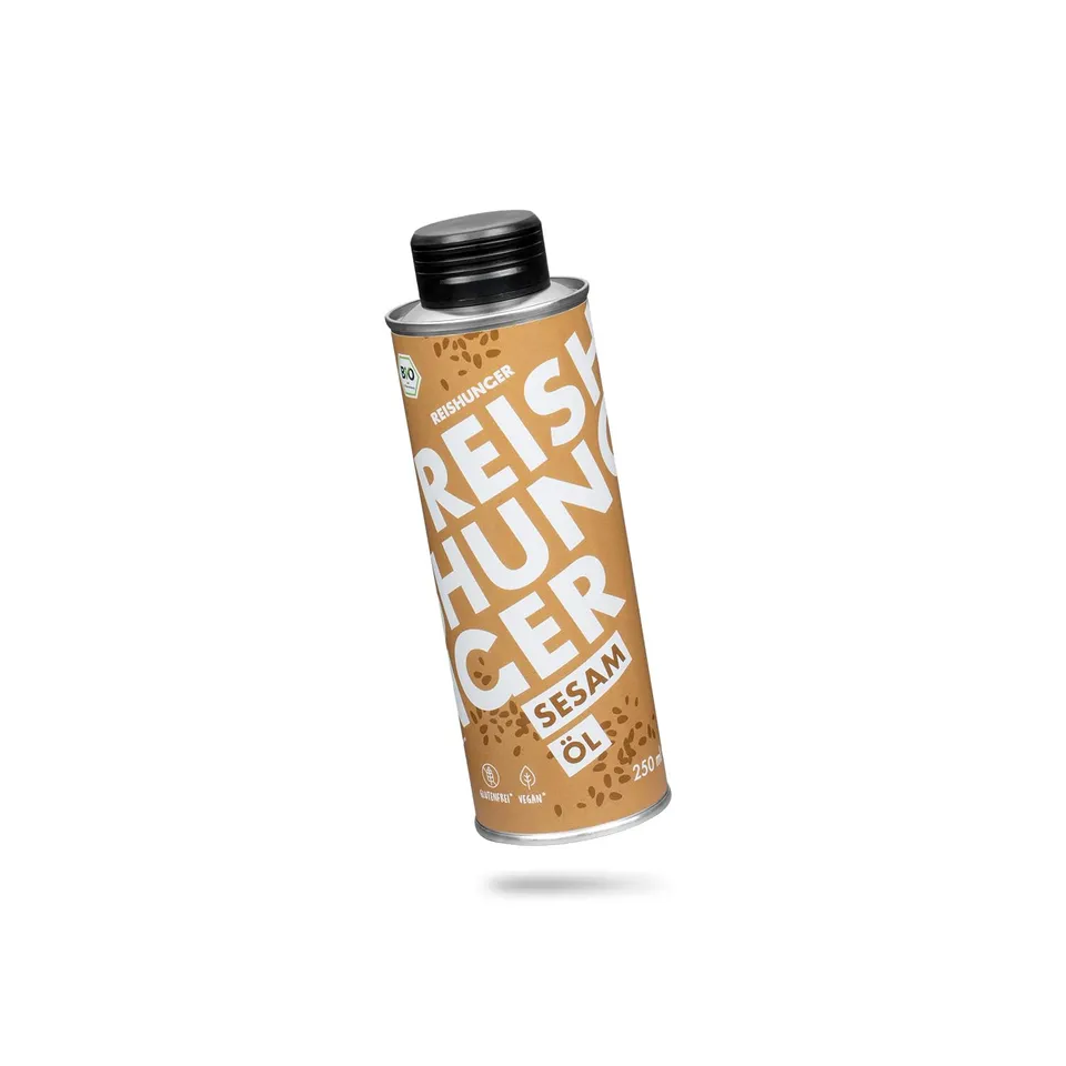 Reishunger Premium BIO Sesamöl Speiseöl 250ml geröstet