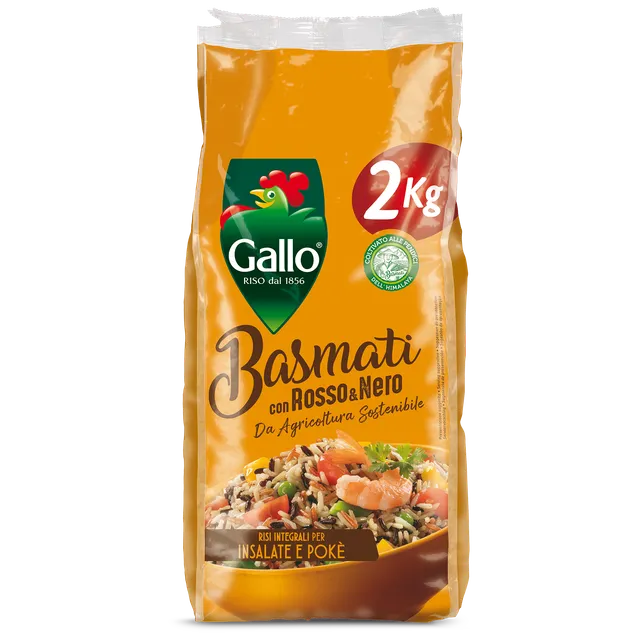 Riso Gallo Basmati Mix Rosso Nero Reis Gourmet 14 Minuten
