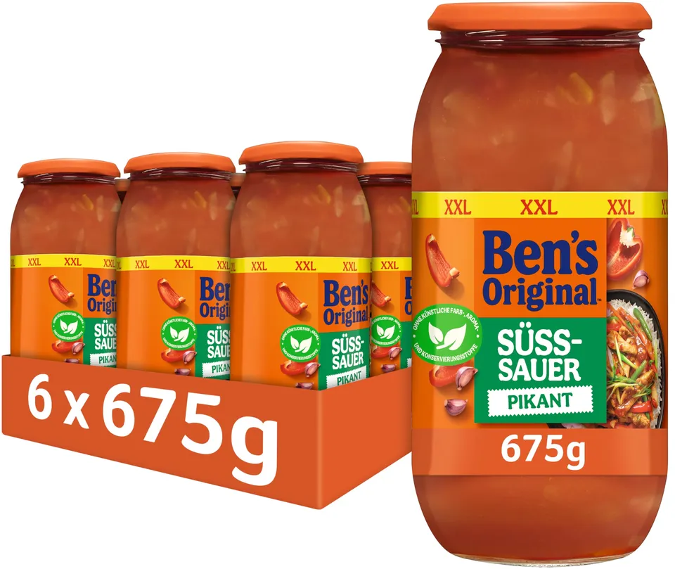 Ben's Original Saucen Süß-Sauer 6x675g Multipack