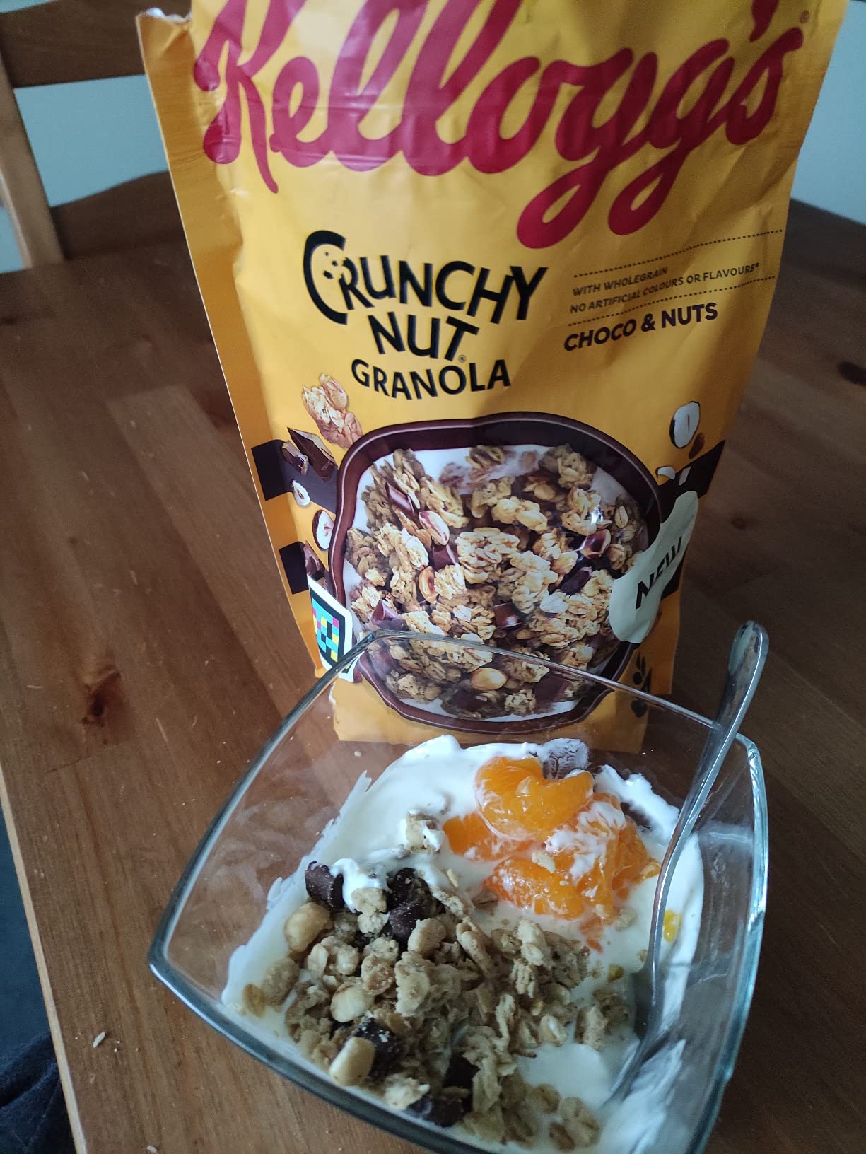Kellogg's Crunchy Nut Granola Müsli 8 x 380 g Choco