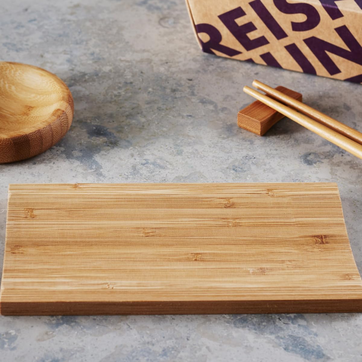 Reishunger Sushi Servier Set Bambus 4 Personen