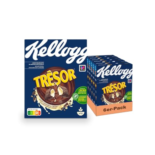 Kellogg's Tresor Cookies & Cream Cerealien 6x375g Kakao