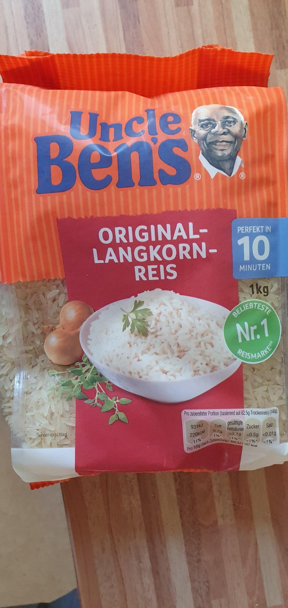 Ben's Original Kochbeutel Langkornreis 6x1kg