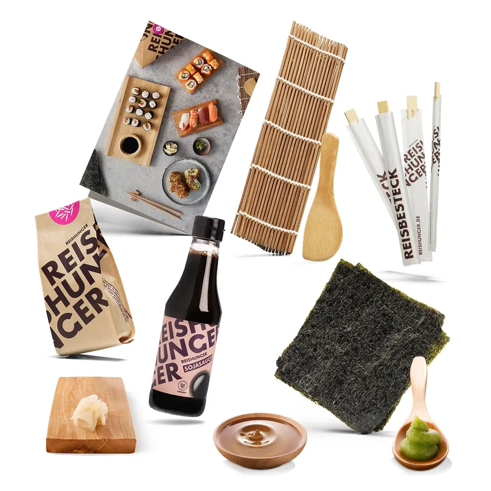 Reishunger Sushi Einsteiger Box Set für 4 Personen Maki