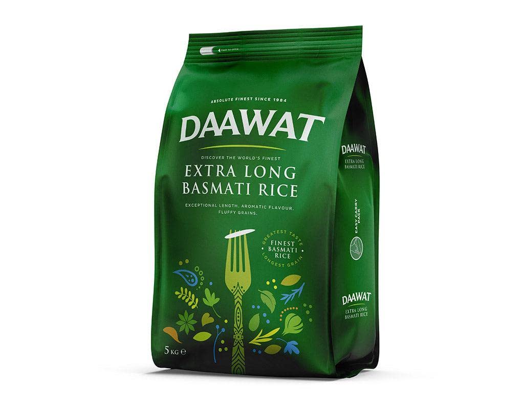 Daawat Extra Long Basmati Reis 5 kg extra lang