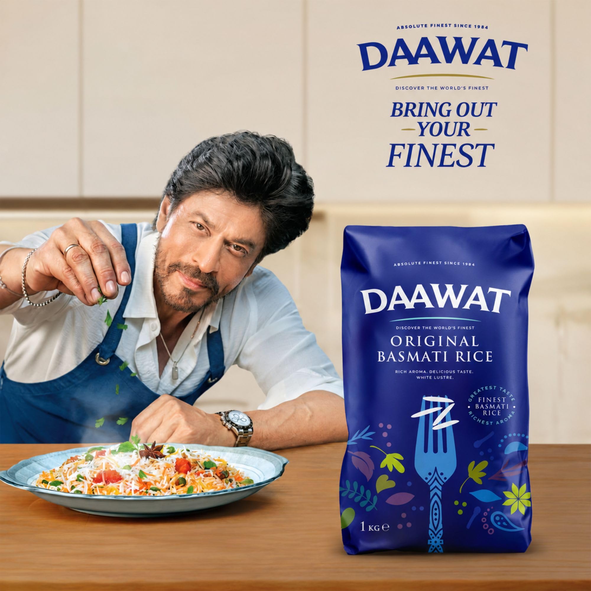 Daawat Original Basmati Reis 2kg aromatisch