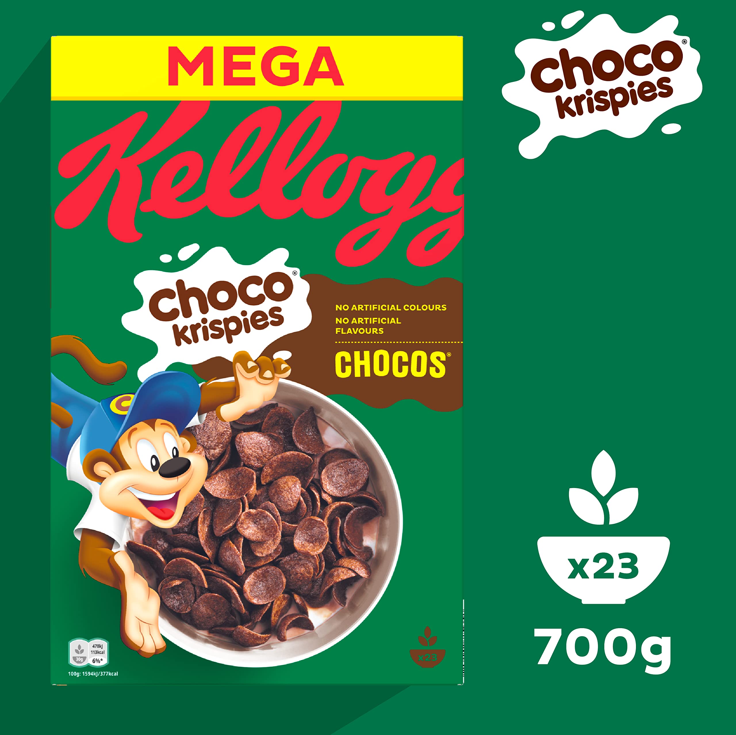 Kellogg's Choco Krispies Chocos Cerealien 700 g Schoko