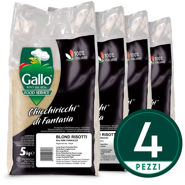 Riso Gallo Blond Risotti Parboiled Reis 20 kg Risotto