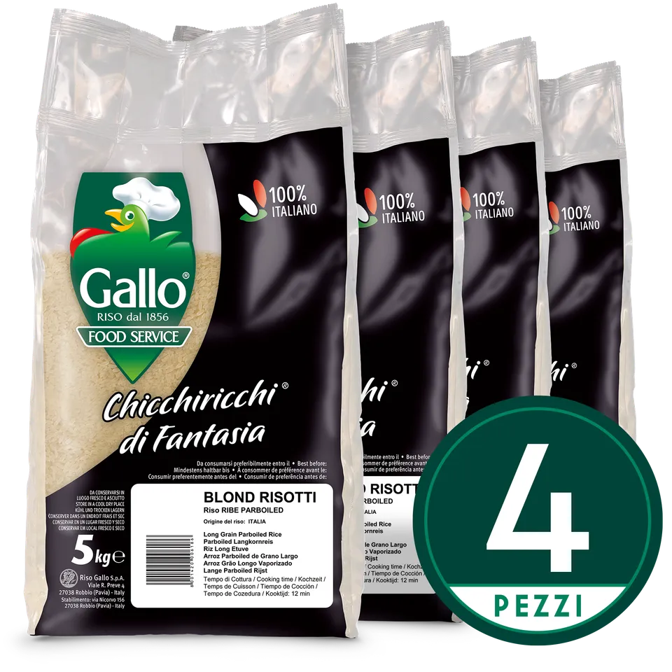 Riso Gallo Blond Risotti Parboiled Reis 20 kg Risotto