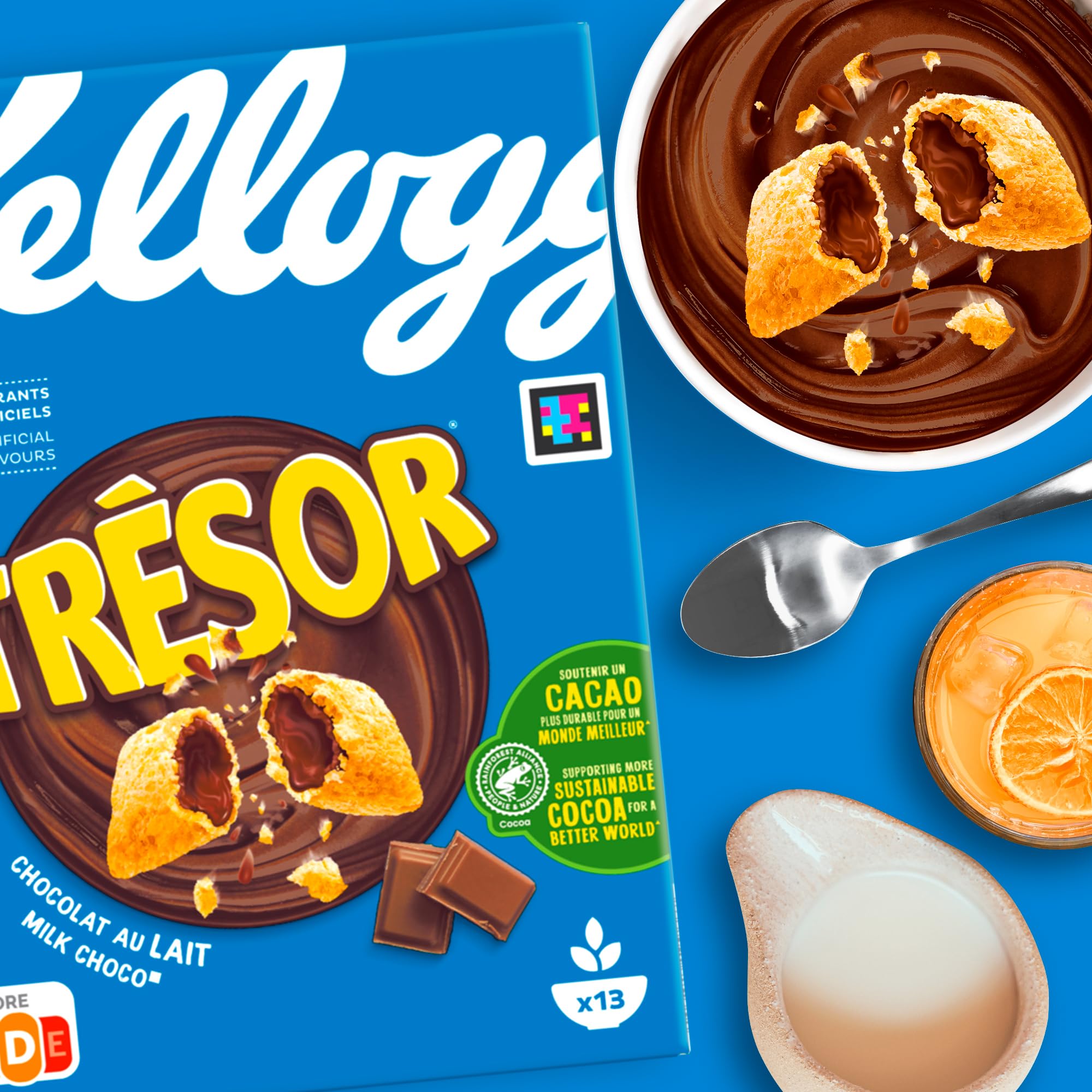 Kellogg's Tresor Milk Choco Cerealien 6x410g mit Dose
