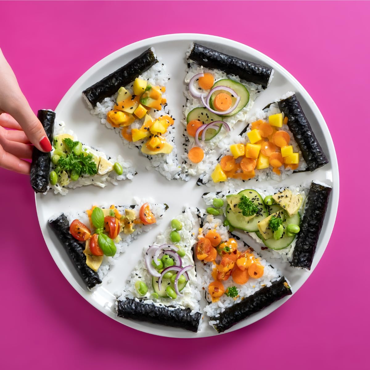 Reishunger Sushi Einsteiger Box Set für 4 Personen Maki