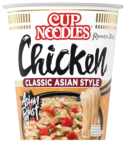 Nissin Cup Noodles Chicken Instant-Becher 63g Huhn-Ingwer