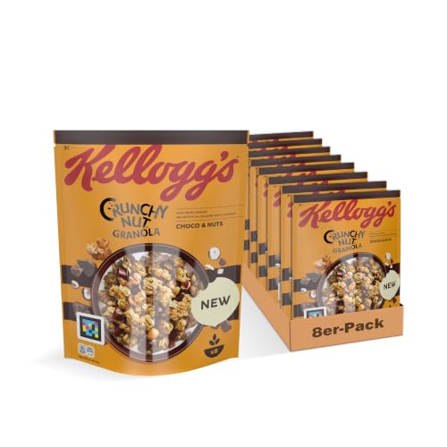 Kellogg's Crunchy Nut Granola Müsli 8 x 380 g Choco