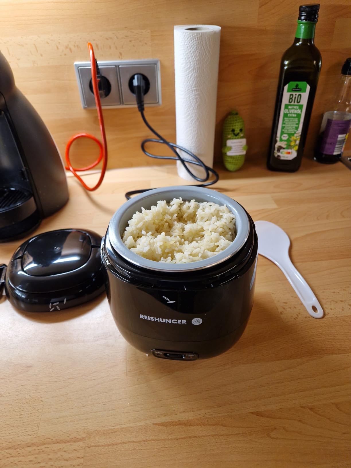 Reishunger Mini Reiskocher 0,3L Waldgrün 1-2 Portionen