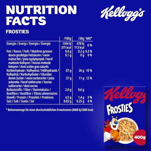 Kellogg's Frosties Cornflakes 6x400g mit Frosting