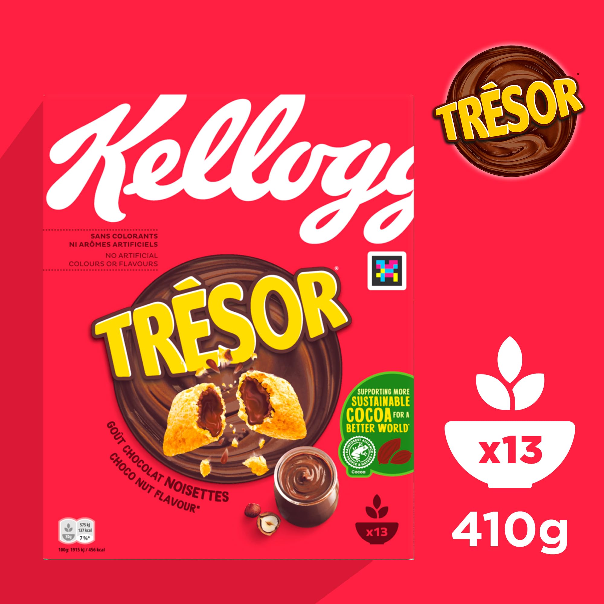 Kellogg's Tresor Choco Nut Frühstückscerealien 6x410g Schoko
