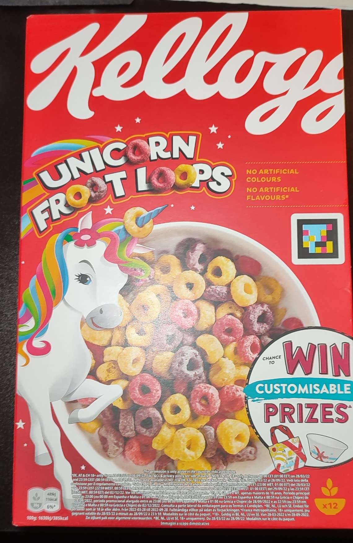 Kellogg's Froot Loops Cerealien 375 g Fruchtgeschmack