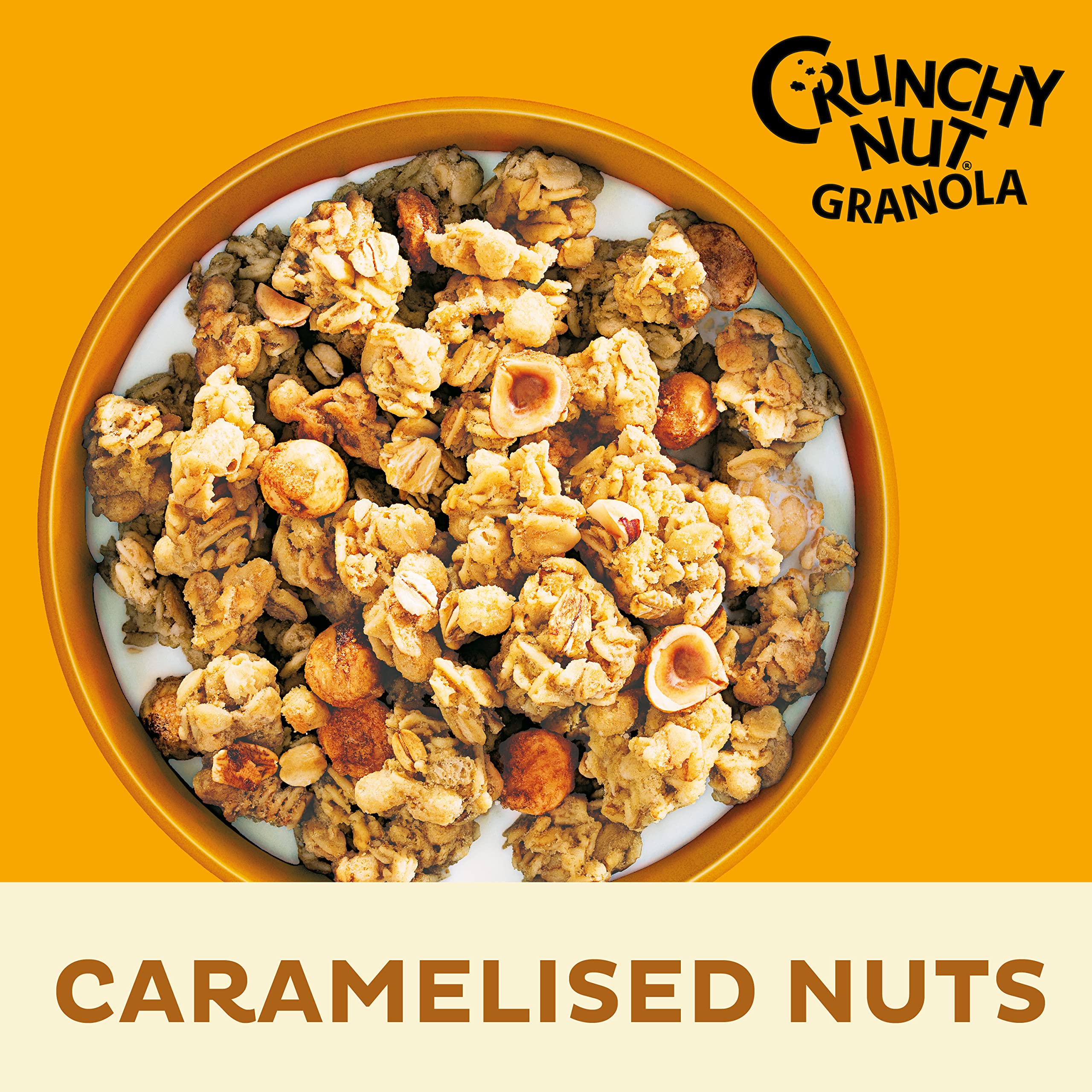 Kellogg's Crunchy Nut Caramelised Nuts Müsli 380g karamellisiert