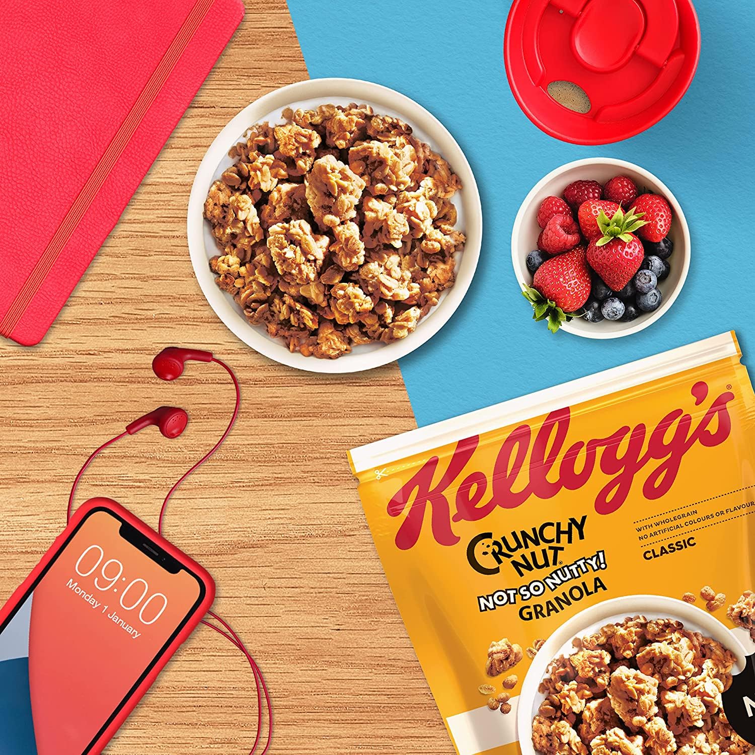 Kellogg's Crunchy Nut Classic Granola 8x380g Vollkorn