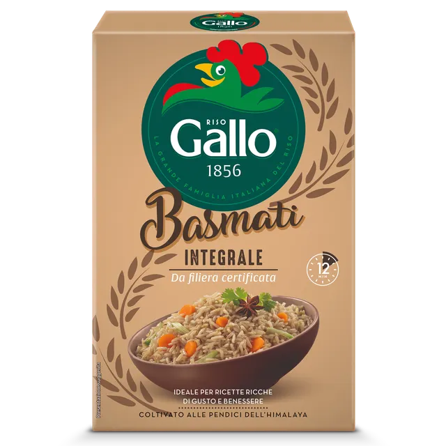 Riso Gallo Basmati Integrale Vollkorn Basmatireis zertifiziert