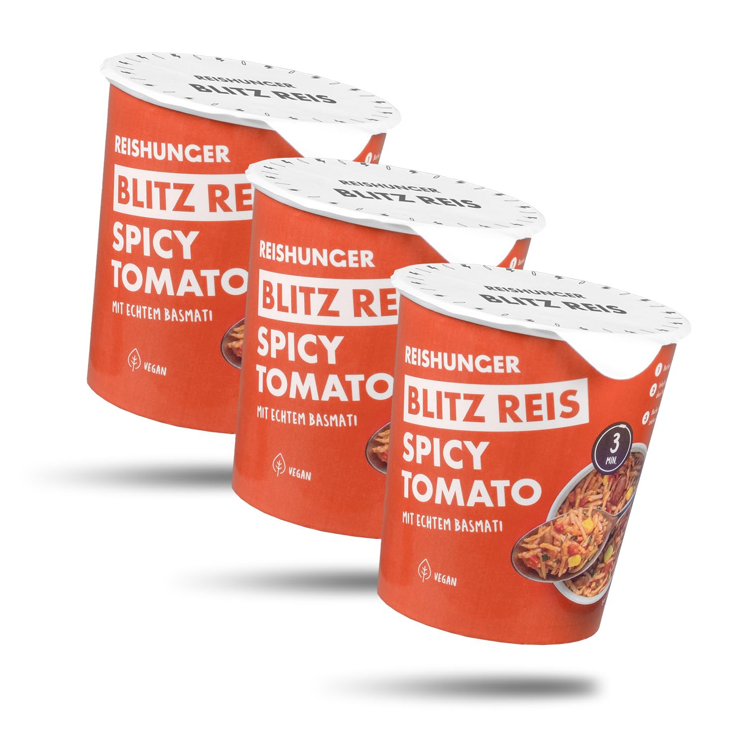 Reishunger Blitz Reis Probier Set 3x70 g Basmati