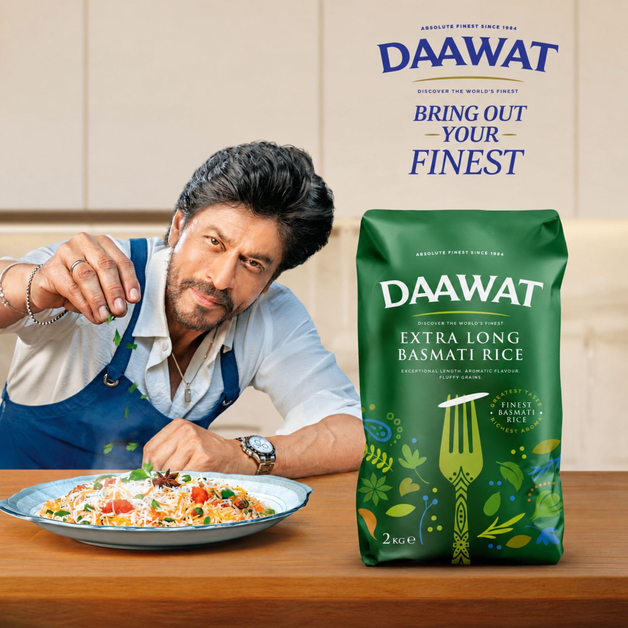Daawat Extra Long Basmati Reis 2kg extra lang