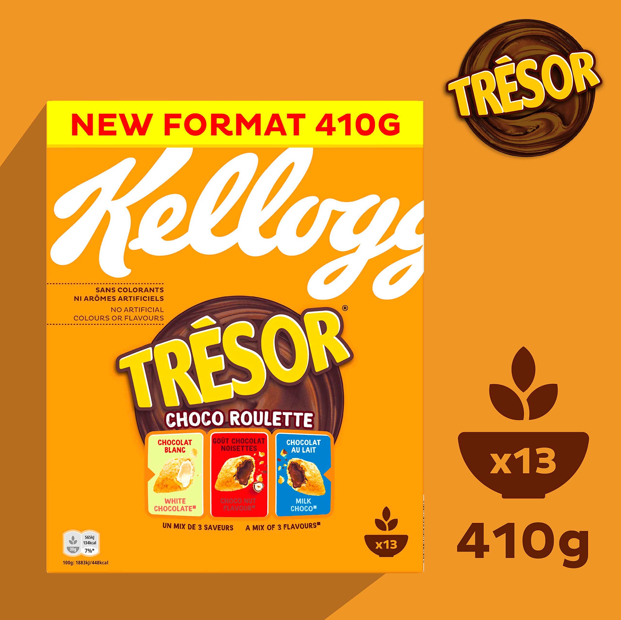 Kellogg's Tresor Choco Roulette Cerealien 410g Triple