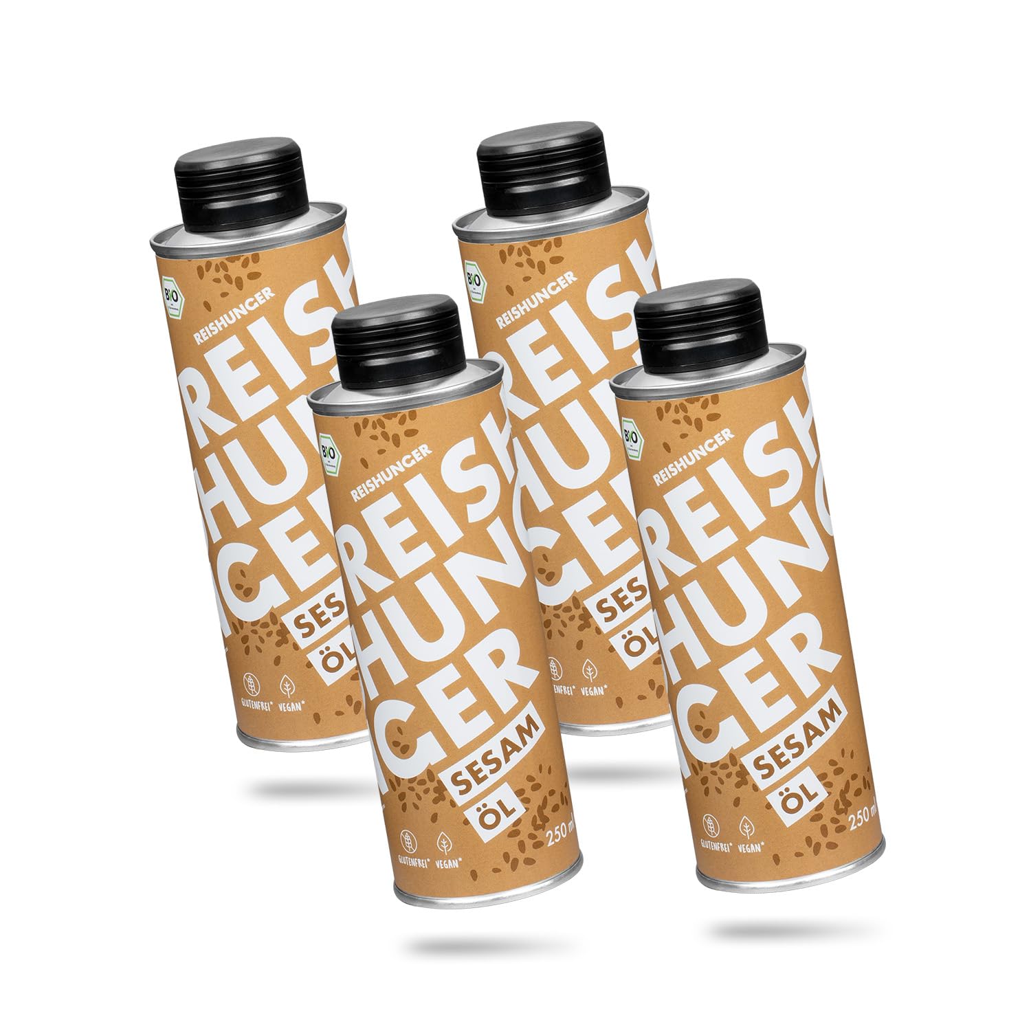 Reishunger Premium BIO Sesamöl Speiseöl 250ml geröstet