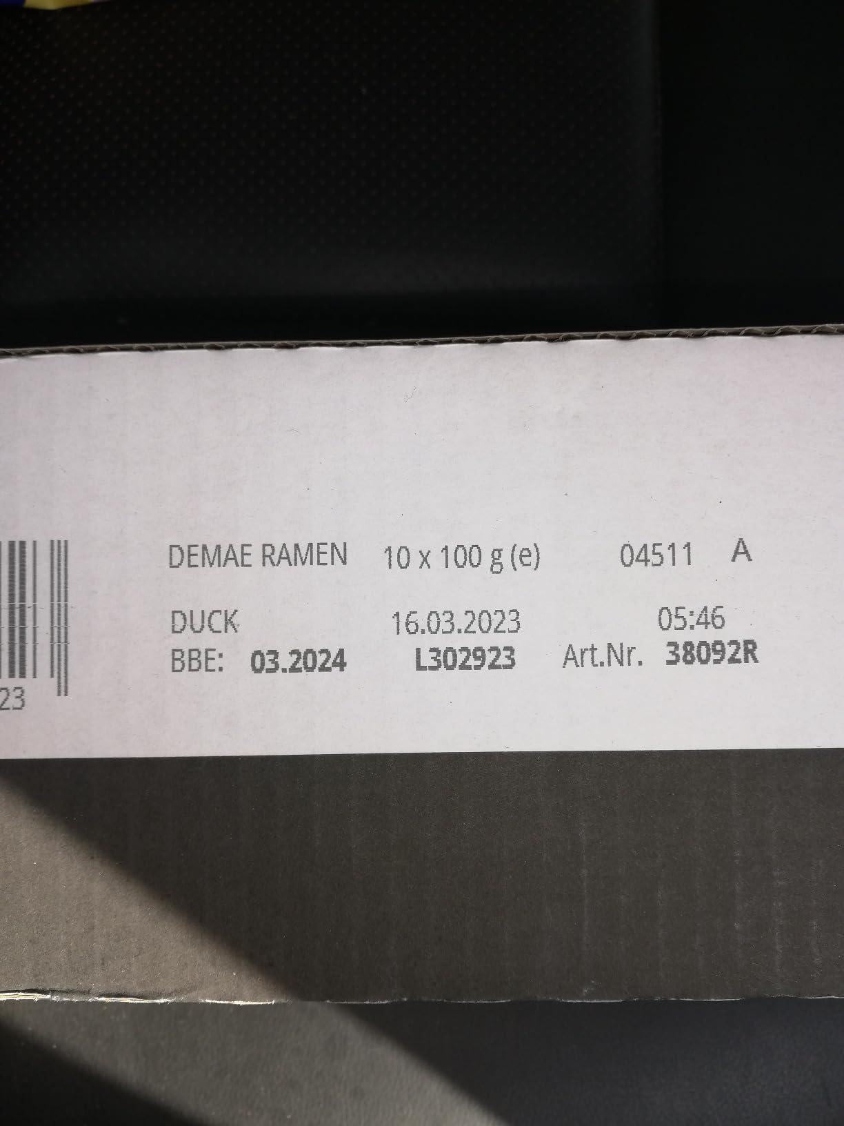 Nissin Demae Ramen Ente 10x100g Suppe