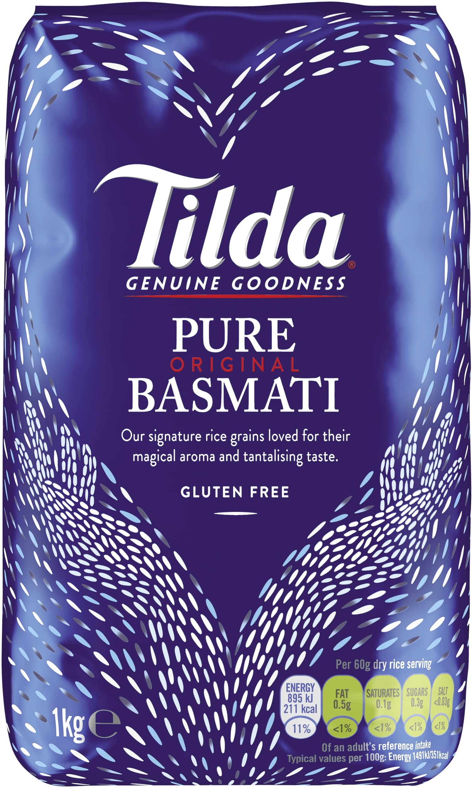 Tilda Pure Original Basmati Reis 4er Pack Langkorn