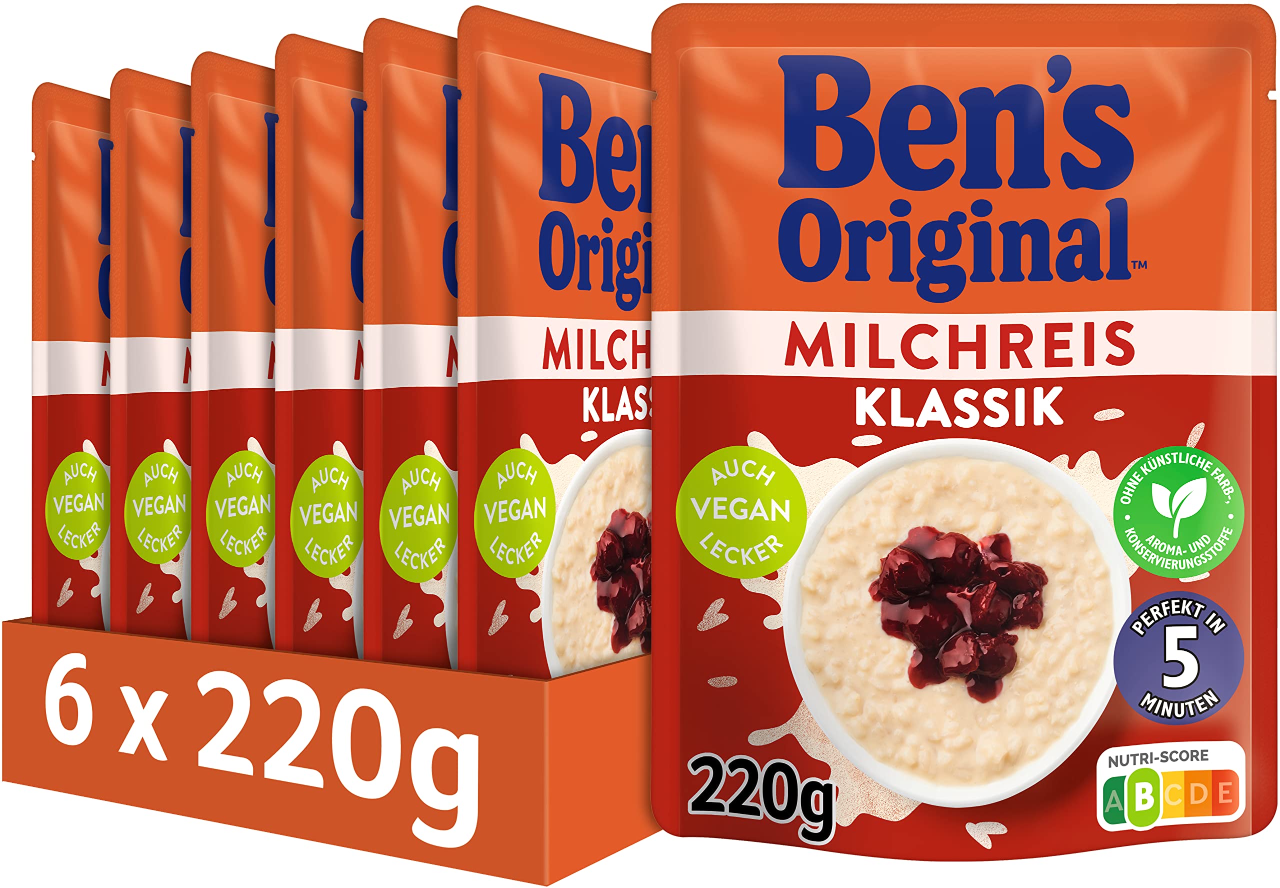Ben's Original Express Milchreis Zimt 6x237g zimtig