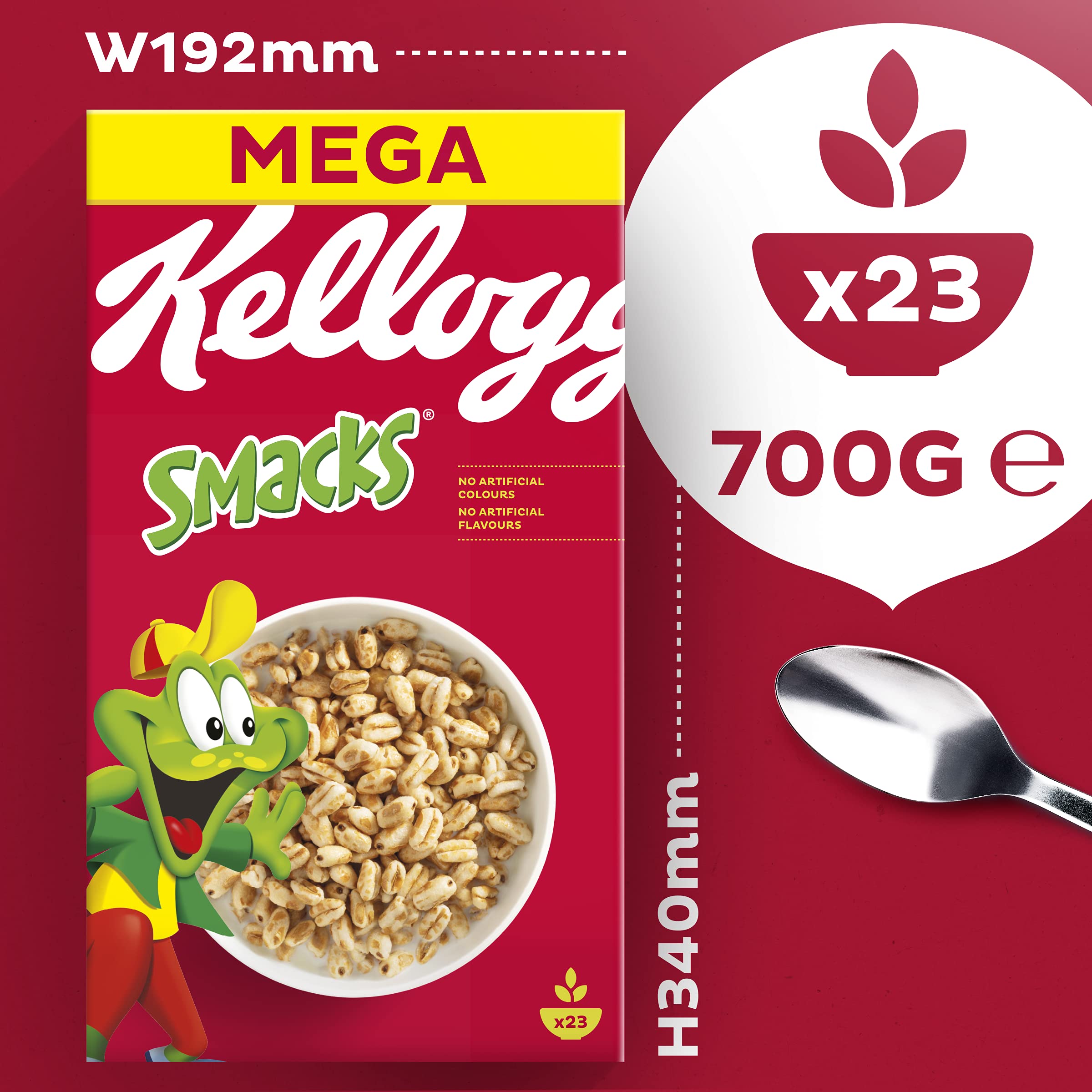 Kellogg's Smacks Frühstückscerealien 700 g Honig-Weizen