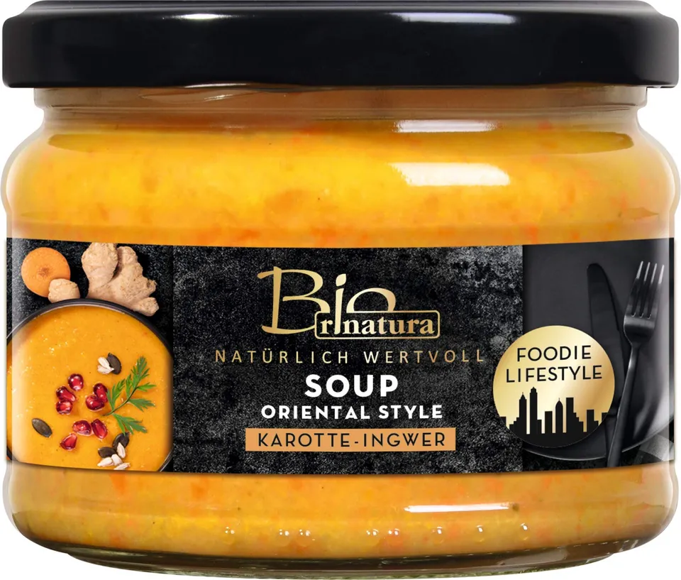 rinatura Soup Oriental Style Ingwer-Karotte Suppe 240ml bio