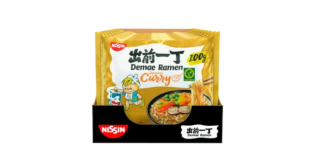 Nissin Demae Ramen Japanese Curry Instant-Nudeln 10x100g mild