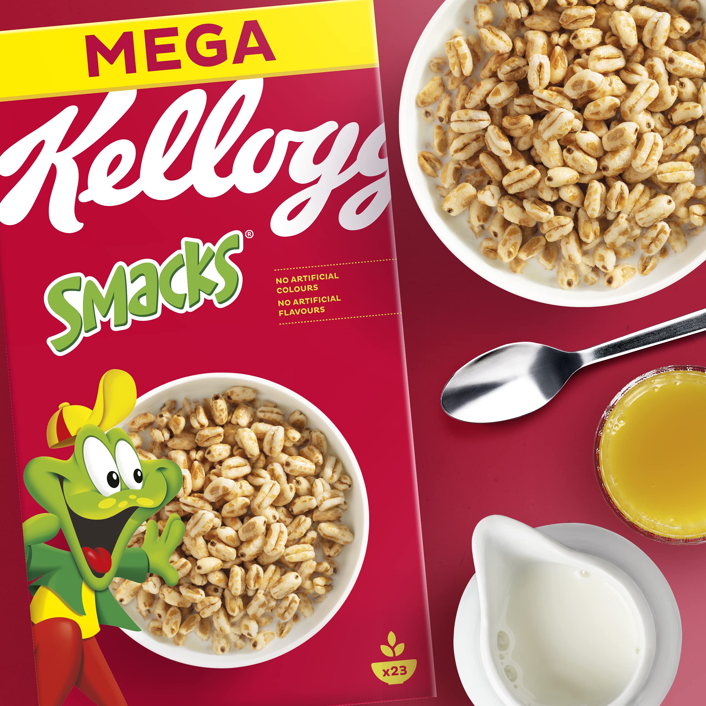 Kellogg's Smacks Frühstückscerealien 700 g Honig-Weizen
