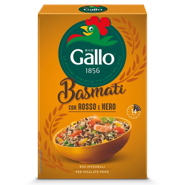 Riso Gallo Basmati Rosso Nero Basmati Reis Mix Himalaya