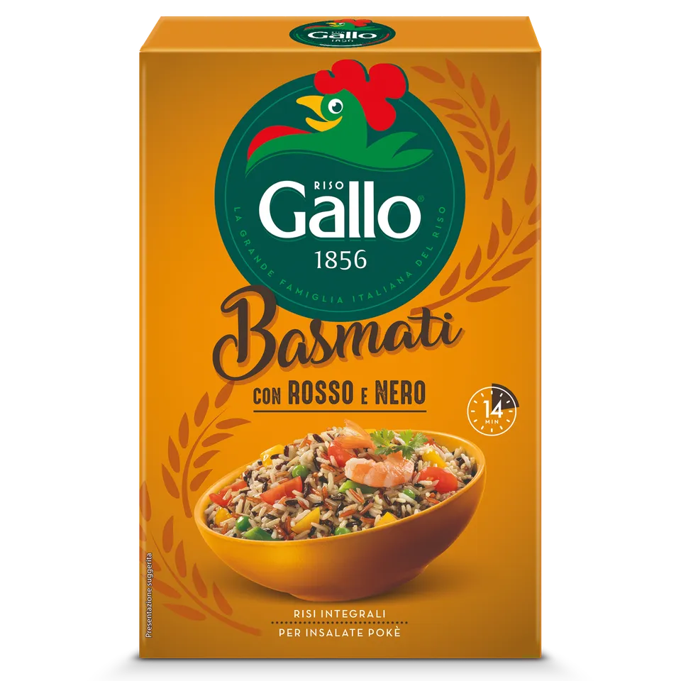 Riso Gallo Basmati Rosso Nero Basmati Reis Mix Himalaya