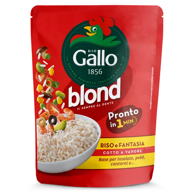 Riso Gallo Blond Parboiled Reis 250 g 1 Minute al dente