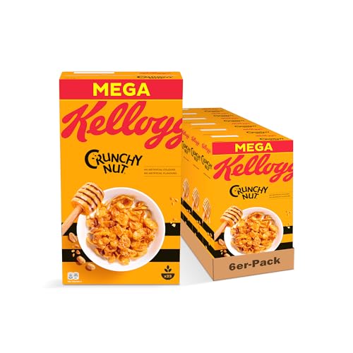 Kellogg's Crunchy Nut Cornflakes 6x720g mit Honig Erdnuss