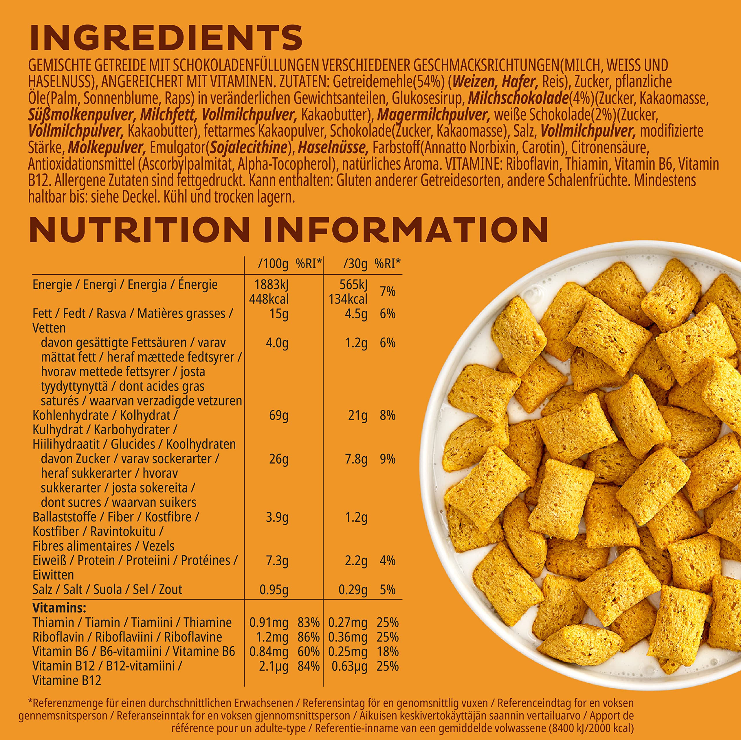 Kellogg's Tresor Choco Roulette Cerealien 410g Triple