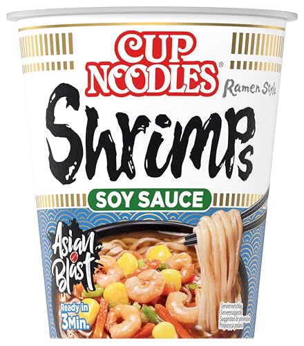 Nissin Cup Noodles Soy Sauce Shrimps 63g Becher