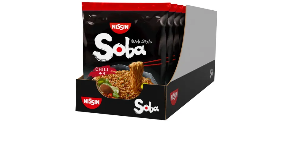 Nissin Soba Chili Instant-Nudeln 9x111g Wok