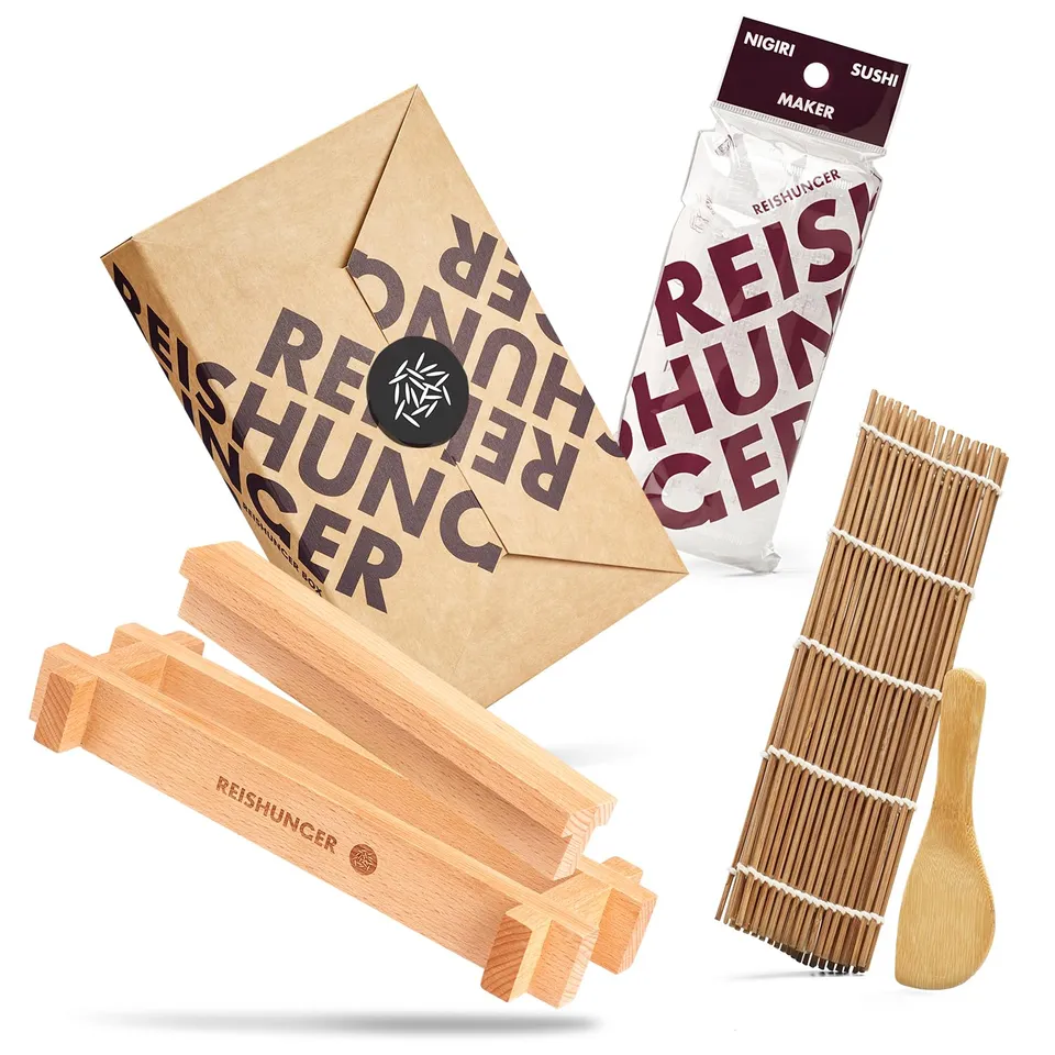 Reishunger Sushi Equipment Box Sushi-Set Holz