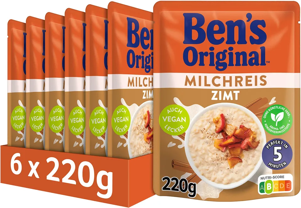 Ben's Original Express Milchreis Zimt 6x237g zimtig