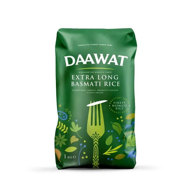 Daawat Extra Long Basmati Reis 1kg aromatisch