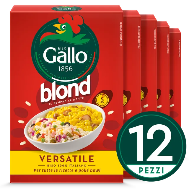 Riso Gallo Blond Versatile Parboiled Reis 5 Minuten