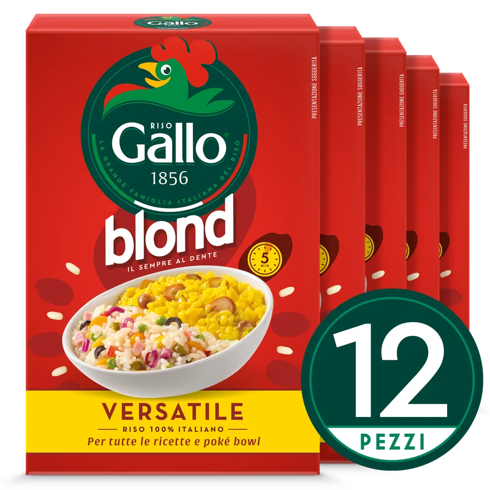 Riso Gallo Blond Versatile Parboiled Reis 5 Minuten