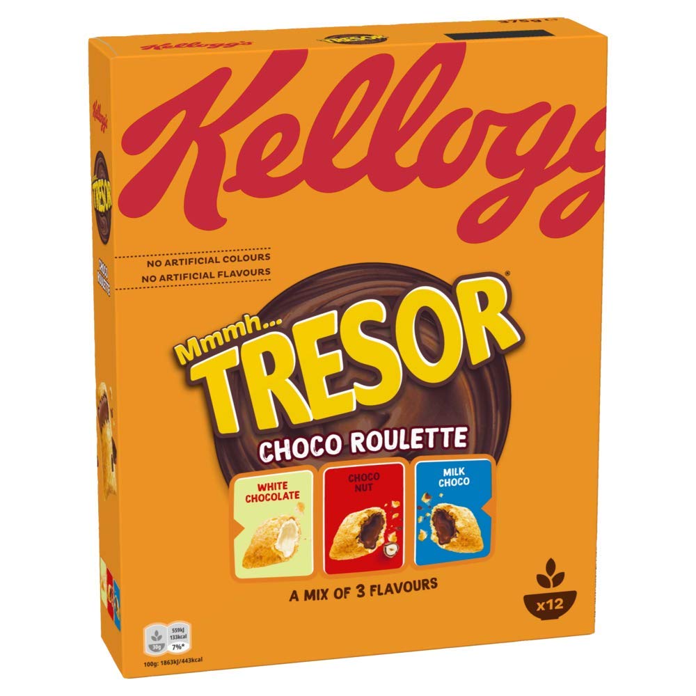 Kellogg's Tresor Schokolade Cerealien 375 g dunkel