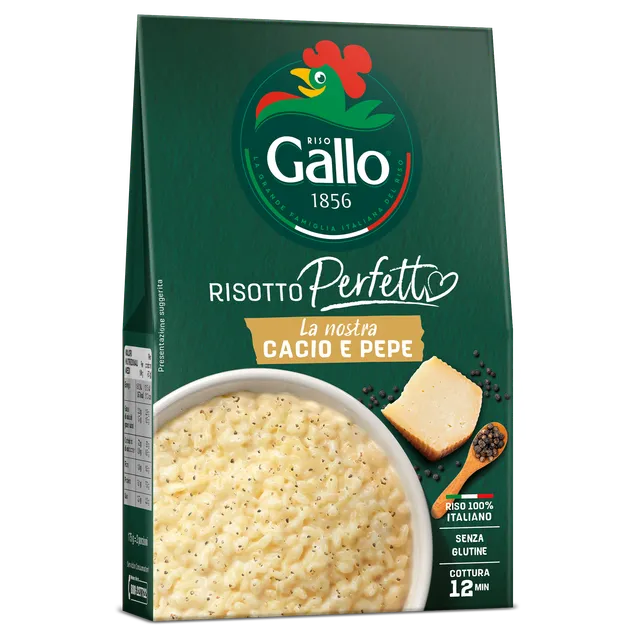 Riso Gallo Perfetto Cacio e Pepe Fertig-Risotto 175g