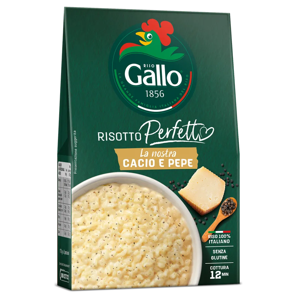 Riso Gallo Perfetto Cacio e Pepe Fertig-Risotto 175g